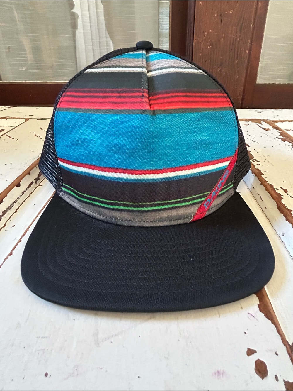 SNAPBACK HAT DaKine Logo Colorful Flat Brim Skate Surf Streetwear